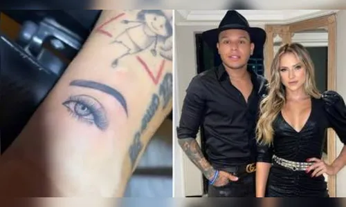 Namorando há quase 3 meses, Tierry tatua Gabi Martins