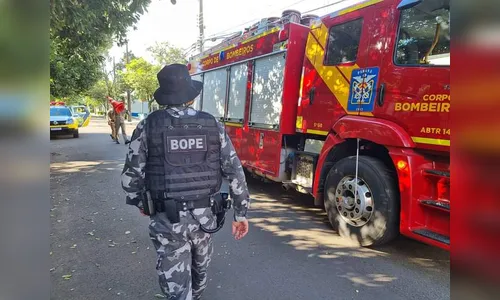 Esquadrão Antibomba desativa bomba caseira deixada em frente a RPC