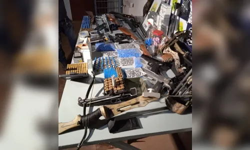 PM apreende armas e munição após mãe denunciar filho