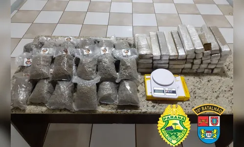 PM apreende mais de 32Kg de maconha e skunk do 'seu madruga'