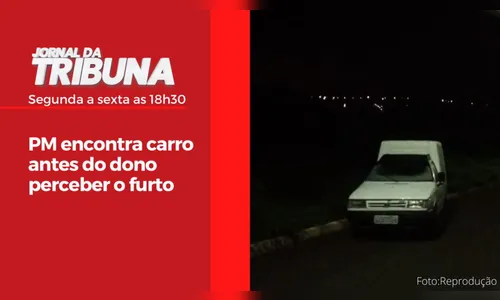 PM encontra carro antes do dono perceber o furto