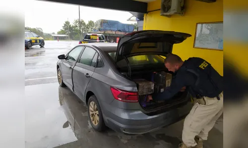 PRF apreende 247 quilos de maconha no Paraná