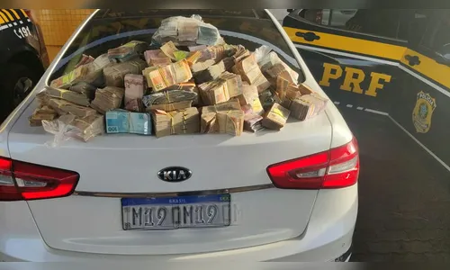 PRF apreende grande quantia de dinheiro no Paraná
