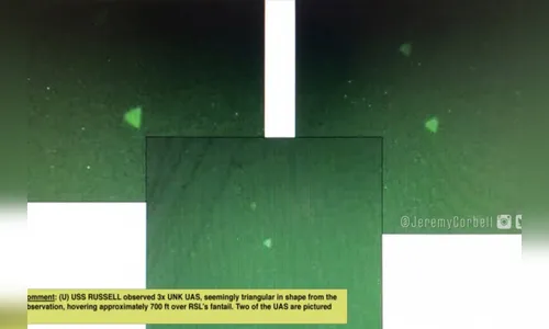 Pentágono afirma que vídeo que registrou OVNIs é verídico