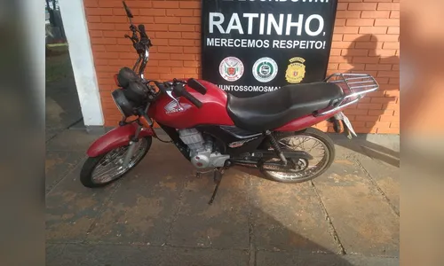 Polícia Militar recupera motocicleta furtada em abril