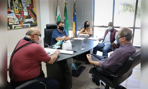 Prefeito recebe gerente da fábrica Oro Agri, Luis Cavalcante