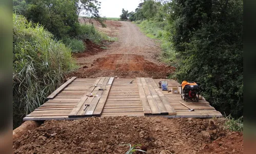 Prefeitura finaliza melhorias em ponte da Estrada Aliança