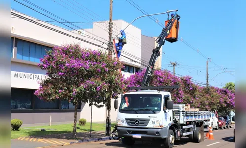 Prefeitura investe em iluminação de Led em diversas Ruas