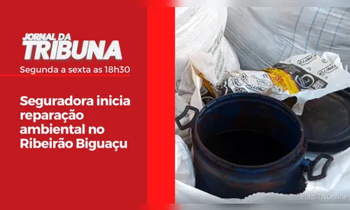 Seguradora inicia reparação ambiental no Ribeirão Biguaçu