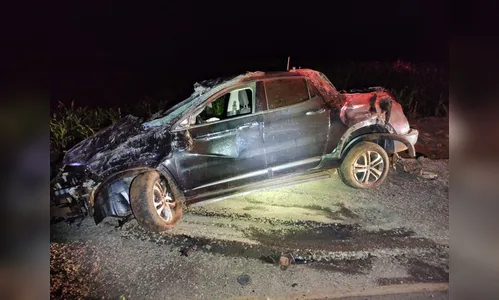 Servidor público de Faxinal fica ferido em acidente