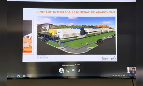 Sesc/Senac de Arapongas terá investimentos de cerca de R$ 23 milhões