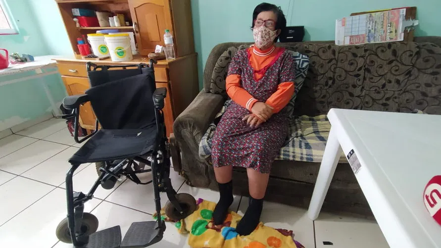 Apucaranense pede ajuda para consertar cadeira de rodas