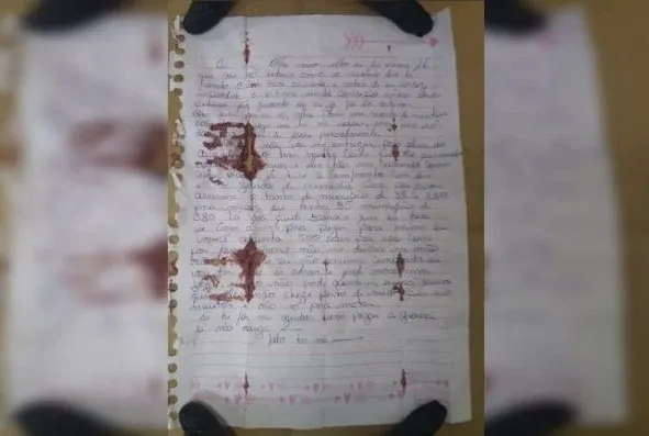 Carta escrita por Lázaro Barbosa é divulgada