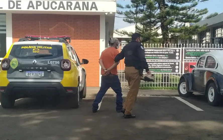 Filho é preso após ameaçar mãe que sofreu AVC em Apucarana