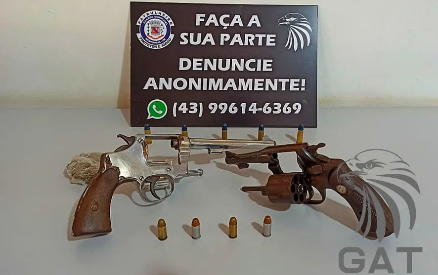 Homem é preso pela GM de Arapongas com armas e drogas