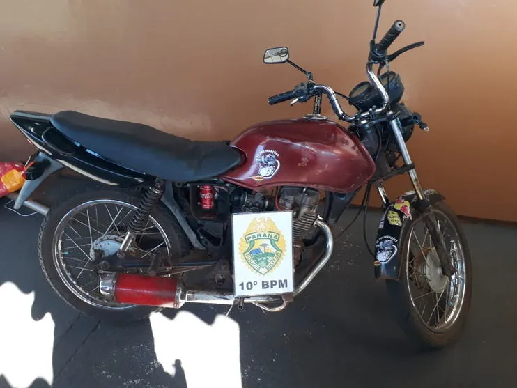 PM de Mauá da Serra recupera moto furtada em 2017