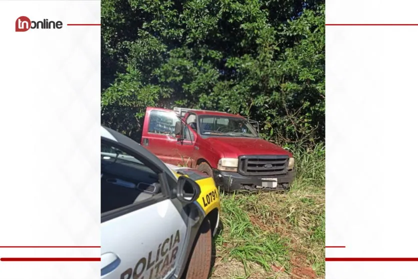 PM recupera caminhão furtado em Apucarana