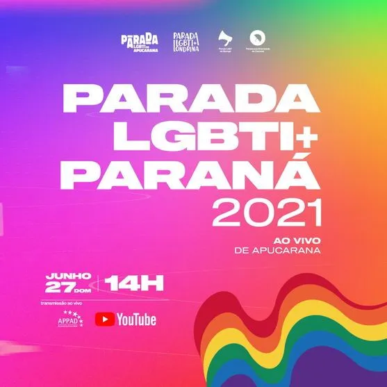 Parada LGBTI+ Paraná acontece neste domingo em Apucarana