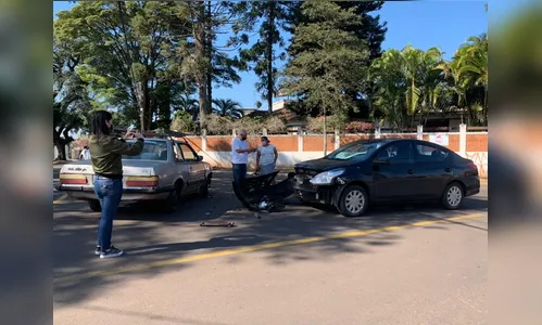 Acidente entre veículos é registrado no Jardim Vale do Sol