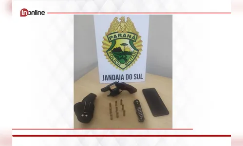 Após ameaças a mulher, homem é preso com revólver na cintura