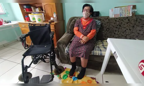 Apucaranense pede ajuda para consertar cadeira de rodas