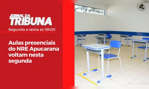 Aulas presenciais do NRE Apucarana voltam nesta segunda