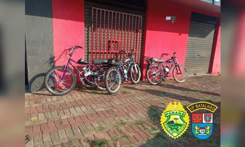 Bicicletas motorizadas irregulares são apreendidas