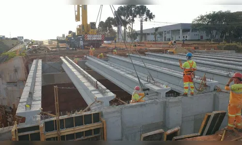 CCR Rodonorte conclui lançamento de vigas no Contorno Leste