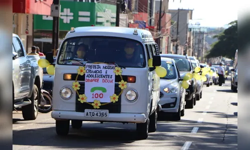 Carreata pede combate ao abuso sexual de crianças