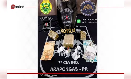 Casal de irmãos é preso com maconha em Arapongas