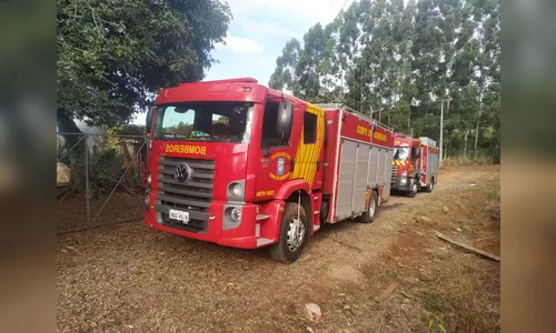 Bombeiros atendem incêndio em chácara na Zona Sul; assista