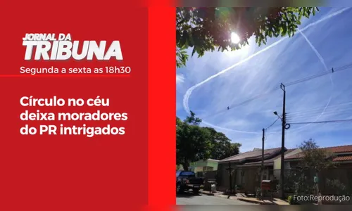 Círculo no céu deixa moradores do PR intrigados