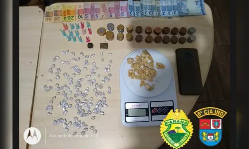 PM flagra suspeito com diversas drogas em Ivaiporã