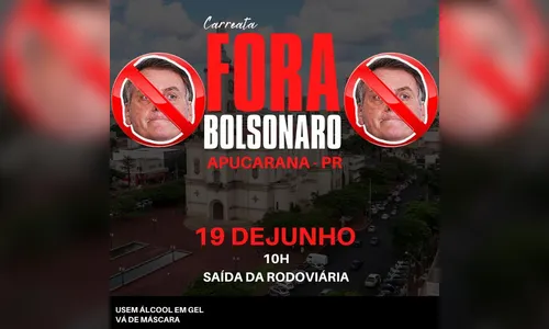Entidades organizam ato contra Bolsonaro neste sábado