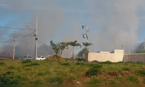 Fogo no mato: Fumaça incomoda moradores do João Paulo