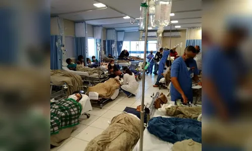 Foto de superlotação em Hospital de Londrina viraliza