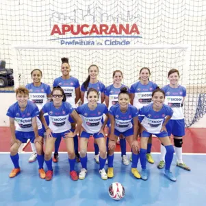 Futsal feminino: Apucarana enfrenta Arapongas neste sábado