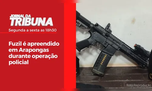 Fuzil é apreendido em Arapongas durante operação policial