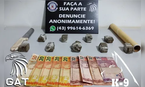 GM encontra drogas dentro de caixa de sapatos, em Arapongas