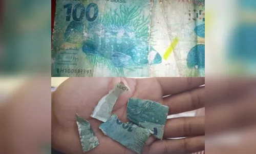 Garoto perde trufas ao receber nota de R$ 100 falsa