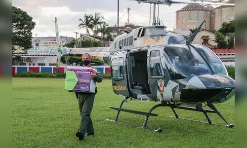 Helicóptero com vacinas retorna sem fazer entrega; entenda