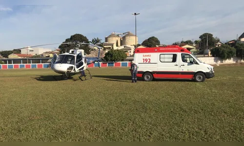 Helicóptero leva recém-nascida de Apucarana para Ivaiporã