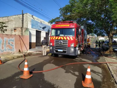 Idosa de 98 anos passa mal durante incêndio em Apucarana