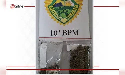 Jovem com tornozeleira eletrônica é preso com maconha