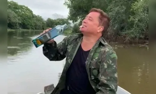 Leonardo come animal vivo em vídeo e choca web