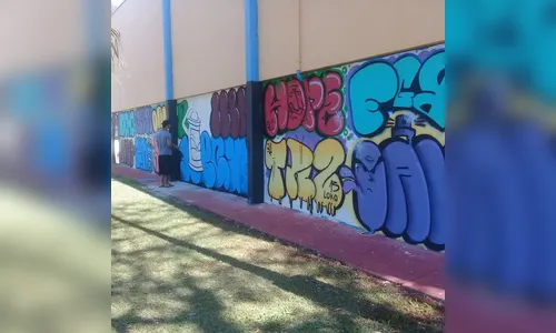 Mais cores em Arapongas: grafiteiros participam de projeto