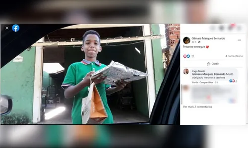 Menino tenta comprar presente de R$ 12 para mãe e viraliza