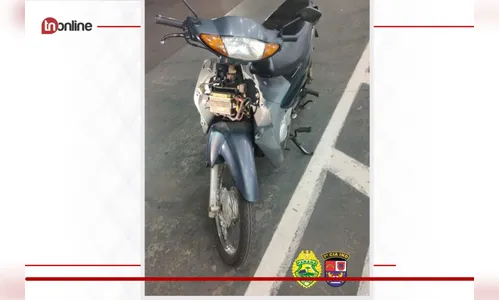 Motocicleta furtada é recuperada em Arapongas