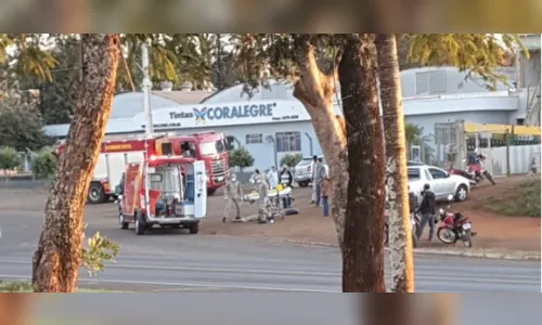 Motociclista fica ferido em acidente na região