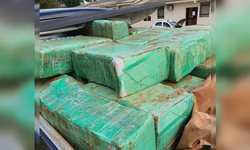 Motorista é preso com mais de uma tonelada de maconha